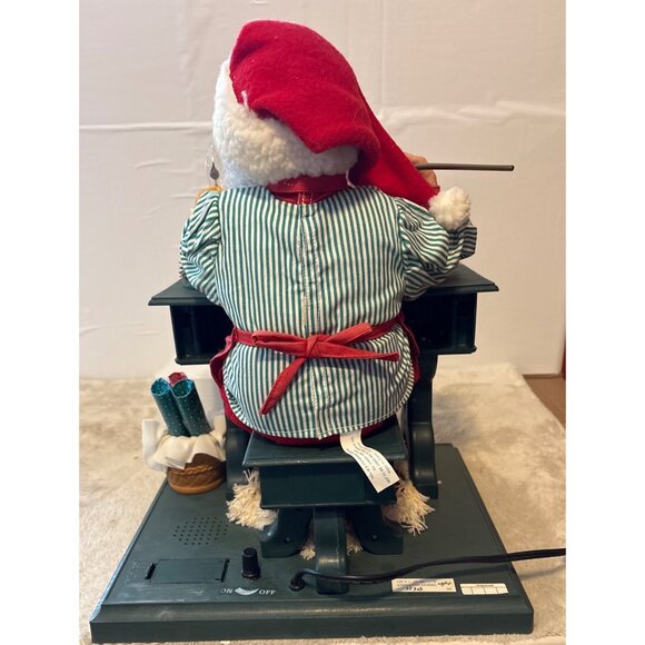 Holiday Creations Animated Santa 1994 Painting Lighted 1994 READ - Picture 3 of 15